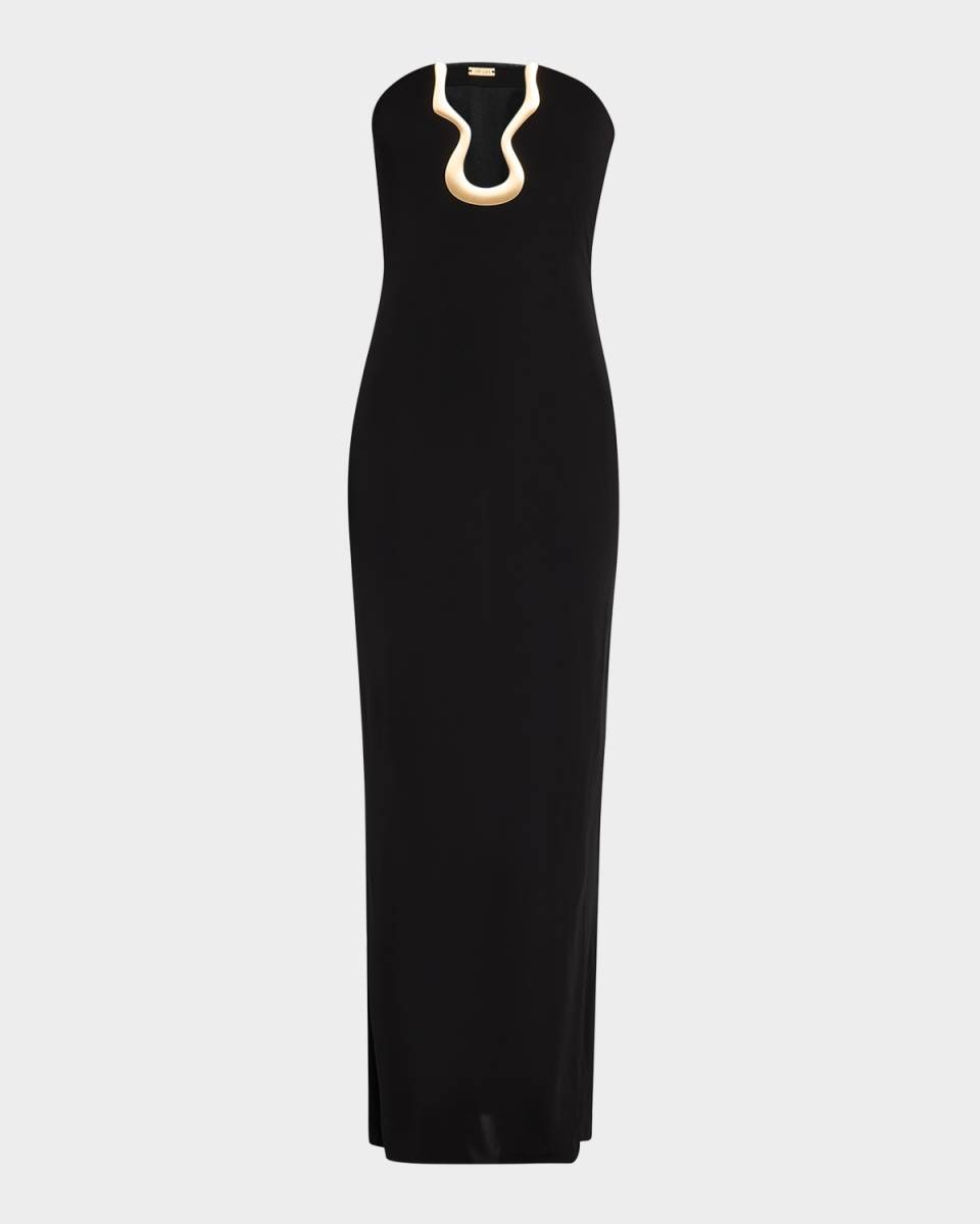Abril Strapless Gown